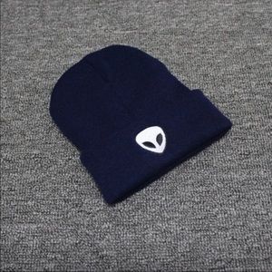 Dark blue alien Beanie